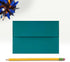 Envelopes Store 4 Bar A1 Invitation Envelopes | Peel & Press | 3 5/8" x 5 1/8" | Teal | 80lb. Text | 50 Qty