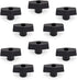 POWERTEC 1/4"-20 T Knobs 10 Pack - Clamping Knobs with Steel Insert for T Track Accessories