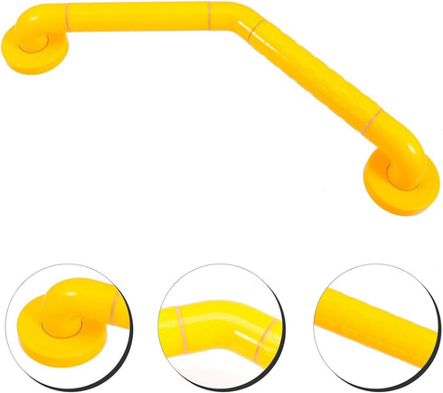 PAUANI Bathroom Safety Grab Bar - Metal Stair Railing, Stainless Steel Non-Slip Thickened Handrail with Hole Pins