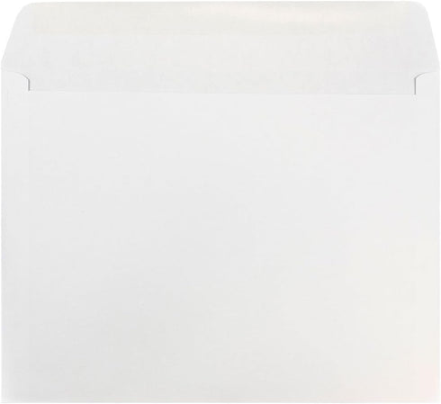 JAM PAPER 9 x 12 Booklet Commercial Envelopes - White - 50/Pack by JAM Paper