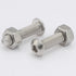 10-24 x 1-1/2" Button Head Socket Cap Bolts, Stainless Steel 18-8 (304), 50 PCS, Full Thread