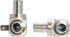 1/2 Inch Pex Mini Shut Off Angle Ball Valve - Full Port, 1/4-Turn, Brass, 1 Piece