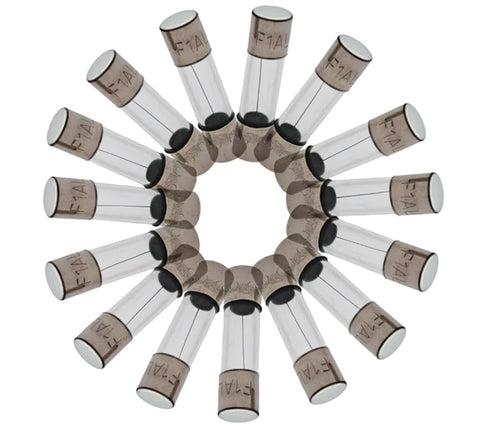 F2.5A Fuse, 2.5A250V Fuses, 2.5A250V Fuse, 2.5A250V, 2.5A Fuse, F2.5Amp250V, glass fast blow fuse 6*30MM (20 pcs)
