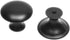 Kare & Kind 6X Round Cabinet Knobs, Matte Black Pulls for Kitchen Drawers, Cupboards, DIY Home Improvement