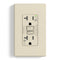 ELEGRP GFCI Outlet Outdoor, 20 Amp Self-Test GFI Electrical Outlet with Thinner