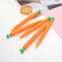 Sencoo 4 Pack Carrot Mechanical Pencil, Creative Student Stationery Gift for Children (0.7mm)