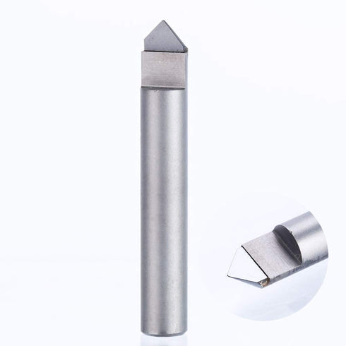 1PC 6mm CNC Router End Mill Diamond PCD Tools - Stone Hard Granite Cutting Engraving Bits
