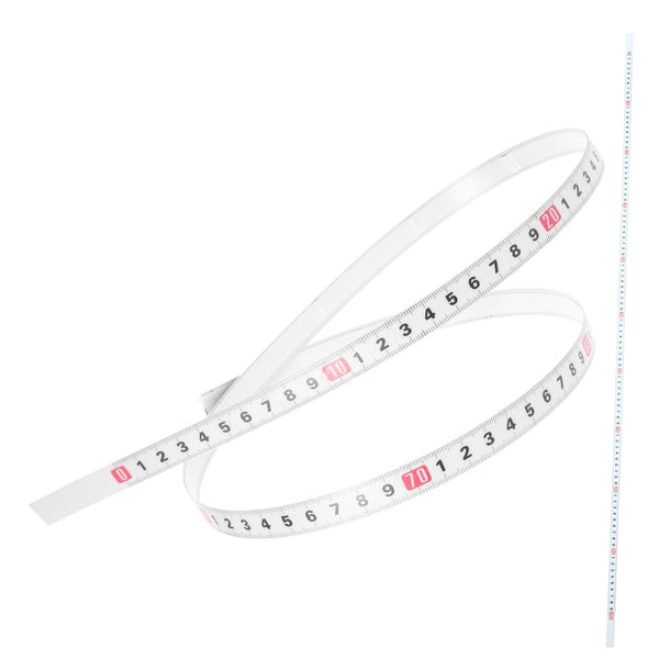 Hemobllo 1roll Self-Adhesive Measuring Tape Metric Scale Coated Workbench Ruler for Woodworking