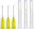 100 Pack 30Ga 1/2 Inch Sterile Disposable Injection Needles with Cap for Lab Dispensing Accessories