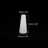 MECCANIXITY Silicone Rubber Tapered Plug 6mm to 11mm Solid White for Powder Coating, Painting, Anodizing, Plating, Sandblasting, Laboratory Use 20 Pieces