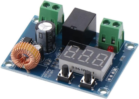 2Pcs DC Voltage Protection Module, Digital Display Switch, Low Voltage Disconnect Protection Module