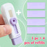 M&G 4+1 Pack Rubber Erasers, Sliding Retractable Eraser, Soft Cute Push Pull Large Pencil Eraser with Refill