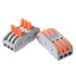 10pcs Compact Conductor Connectors - Lever Wire Nut Electrical Connectors for 3 Circuit Splices 28-12 AWG