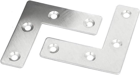 Orgrimmar 36 PCS Metal Corner Brace Plates, L Shaped Flat Repair Brackets 50mmx50mmx1mm