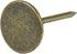 Bronze Flat Head Upholstery Tacks, Flat Thumb Tacks for Furniture Decor, 100Pcs (11mm x 17mm) Upholstery Nails