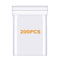 200 Pack 3" x 4" Thick Clear Reclosable Zip Bags, Heavy Duty Resealable Zipper Lock for Jewelry, Beads