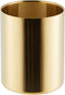 Juvale Gold Desk Organizer Holder for Pen and Pencil, Metal Makeup Brush Holder (3.2 x 3.9 In) - Gold Accessories