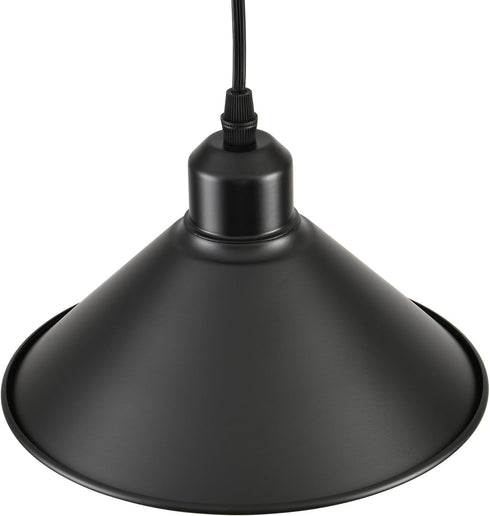 AOJUNSANSAN 2 Pack 15ft Black Plug in Pendant Light, Industrial Hanging Lamp Black Vintage Pendant Lighting Fixtures