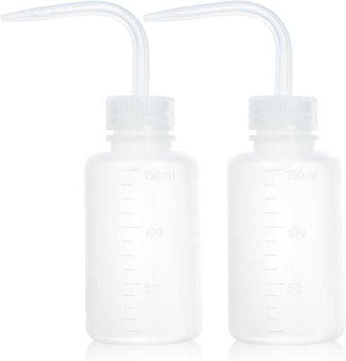 Melphoe Tattoo Wash Bottle (2Pcs, 150ml) - Water Squirt Bottle for Succulent Watering & Tattoo Supplies