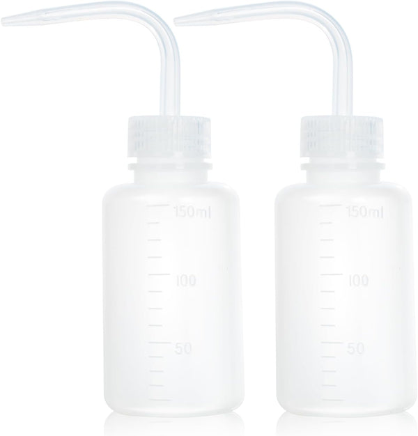 Melphoe Tattoo Wash Bottle (2Pcs, 150ml) - Water Squirt Bottle for Succulent Watering & Tattoo Supplies