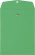 LUXPaper 9 x 12 Open End Envelopes - Clasp - Holiday Green - 80lb. Text - 50 Qty