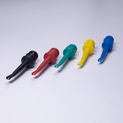 Test Hook Clip, Multimeter Test Lead Kit with Mini Grabber Probe for Circuit Testing PCB IC