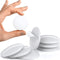 Strongest 7 Pieces Home Wall Door Handle Stopper Set, White Silicone Door Knob, Round Wall Shield Cushion