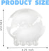 Elbow Gel Wrist Rest for Keyboard and Mouse Transparent White Jellyfish Pad Cushion Ergonomic Cute Clear Cool Mouse