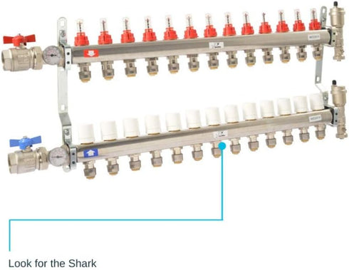 SharkBite 1/2 Inch Crimp Copper Stub Out Elbow with 4 Inch x 8 Inch Bracket, Plumbing Fittings for PEX Pipe