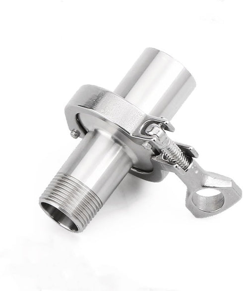 LZZYYU 1pcs Tri Clamp Cover with Thread Ferrule Adapter and Silicone Gasket -