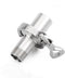 LZZYYU 1pcs Tri Clamp Cover with Thread Ferrule Adapter and Silicone Gasket -
