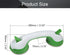 2Pcs MroMax Suction Shower Grab Grip Bar Shower Handle & Bathroom Bathtub Handle, Heavy Duty Safety Grab Bar Non Slip
