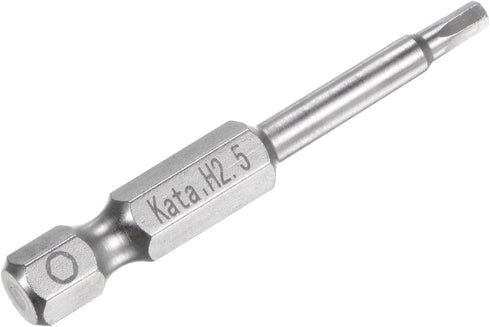 H2.5 Hex Screwdriver Bit, 1/4" Hex Shank, 2" Length Magnetic Screw Driver Power Tool