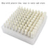 Luo ke 100 Pcs Compressed Wool Felt Polishing Head Tool Buffing Wheel for Dremel Rotary Tool with 1/8" Mandrel