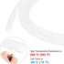 9/16"(14mm) 23/32"(18mm) 8ft(2.5M) M METERXITY Silicone Tubing, ID x OD Silicone Rubber Vacuum Tube, High Temp Water