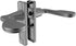 Brixwell Lever Latch Set with Night Lock Aluminum Construction for Door Thickness