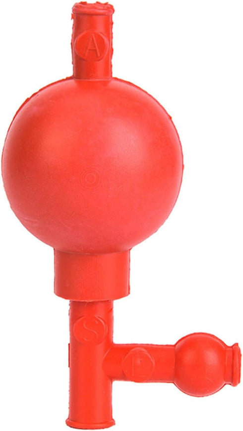Hapivida Pipetting Ball, 3 Openings Lab Rubber Suction Bulb for Quantitative Rubber Pipette Filler, Industrial Mineral