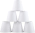 Zapanopan Set of 6 Clip-on Mini Chandelier Lamp Shades,3.5" x 5.1" x 5.5",Small