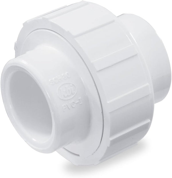 NDS WU-0750-S 3/4-Inch Slip PVC Schedule 40 Union, White