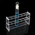 Test Tube Holder, 6 Wells Acrylic Lab Stand Rack for 10ml Centrifuge Tubes Clear (10ml, 6 Wells)