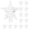 LIFKOME String Light Bulbs Cover 100pcs Star Shaped Fairy Lamp Shades Decorative String