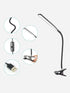 Generic LED Clamp Lamp, Flexible Gooseneck Clip-on Reading Light, USB Powered Eye-Caring Desk Lamp with On/Off Switch