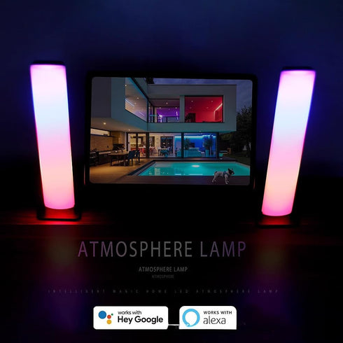LianGSanSan Set 2, Smart LED Table Lamp, App-Controlled Ambient Light, USB-Powered, of Color Changing