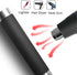Black Polyolefin Shrink Ratio 2:1 Heat Shrinking Tube for Electric Insulation (Dia 10mm 7Ft/2M)