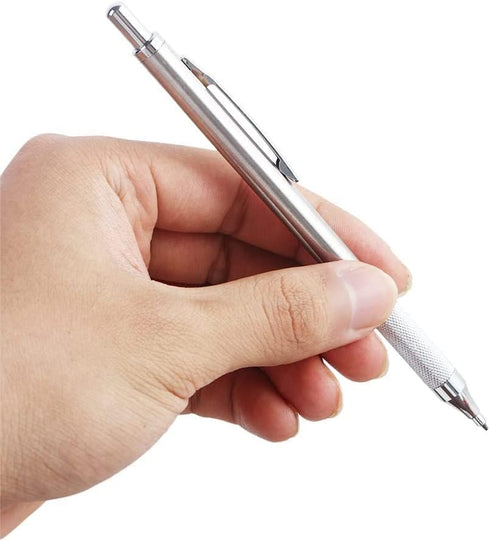 Automatic Pencil,Movable Pencil,Propelling Pencil,Stainless Steel Mechanical Pencil,Metal Mechanical Pencils For Home, School,Office Supplies