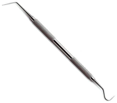 6/23 SurgiMac Explorer Probe, Dental Diagnostic Periodontal, Double Ended, Stainless Steel Instrument