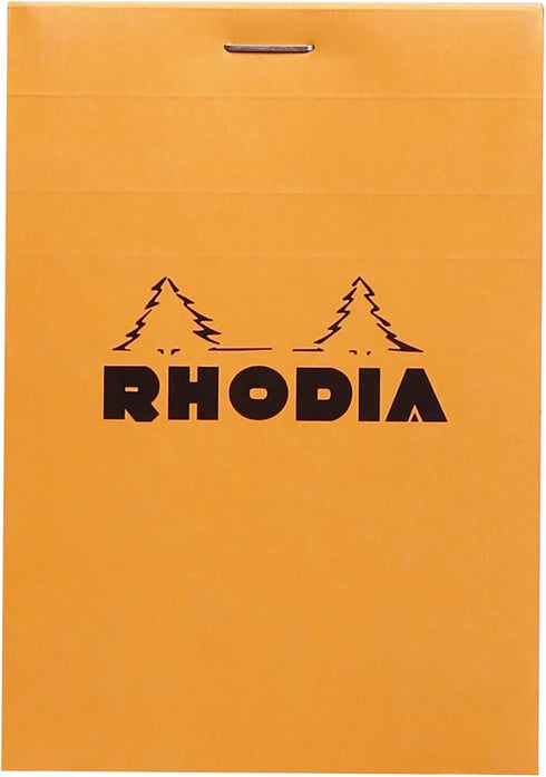 Rhodia Classic Orange Notepad, 3.3 x 4.75, Grid, FBA_12200C