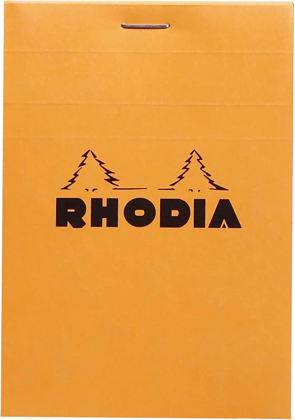 Rhodia Classic Orange Notepad, 3.3 x 4.75, Grid, FBA_12200C