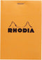 Rhodia Classic Orange Notepad, 3.3 x 4.75, Grid, FBA_12200C