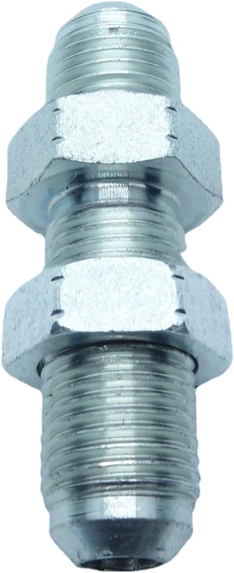 1 Piece 3/8#6 JIC 37° Male Flare to #6 3/8 JIC 37° Flare Bulkhead Union Adapter